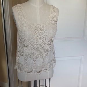 Ivory lace top